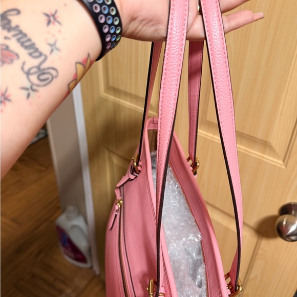 Pink Coach Taylor Tote/Shoulder Bag - Picture 4 of 16